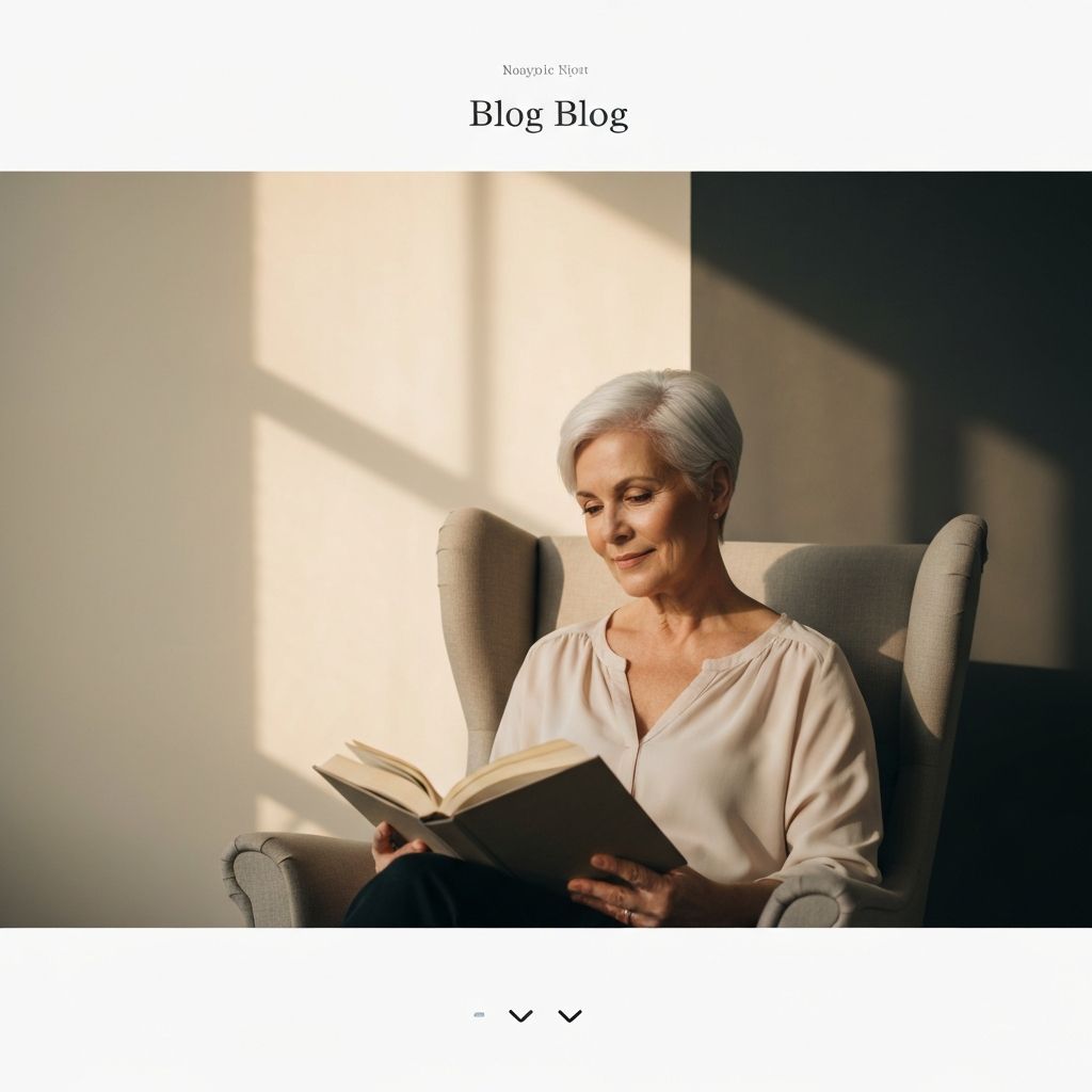 Woman reading and studying